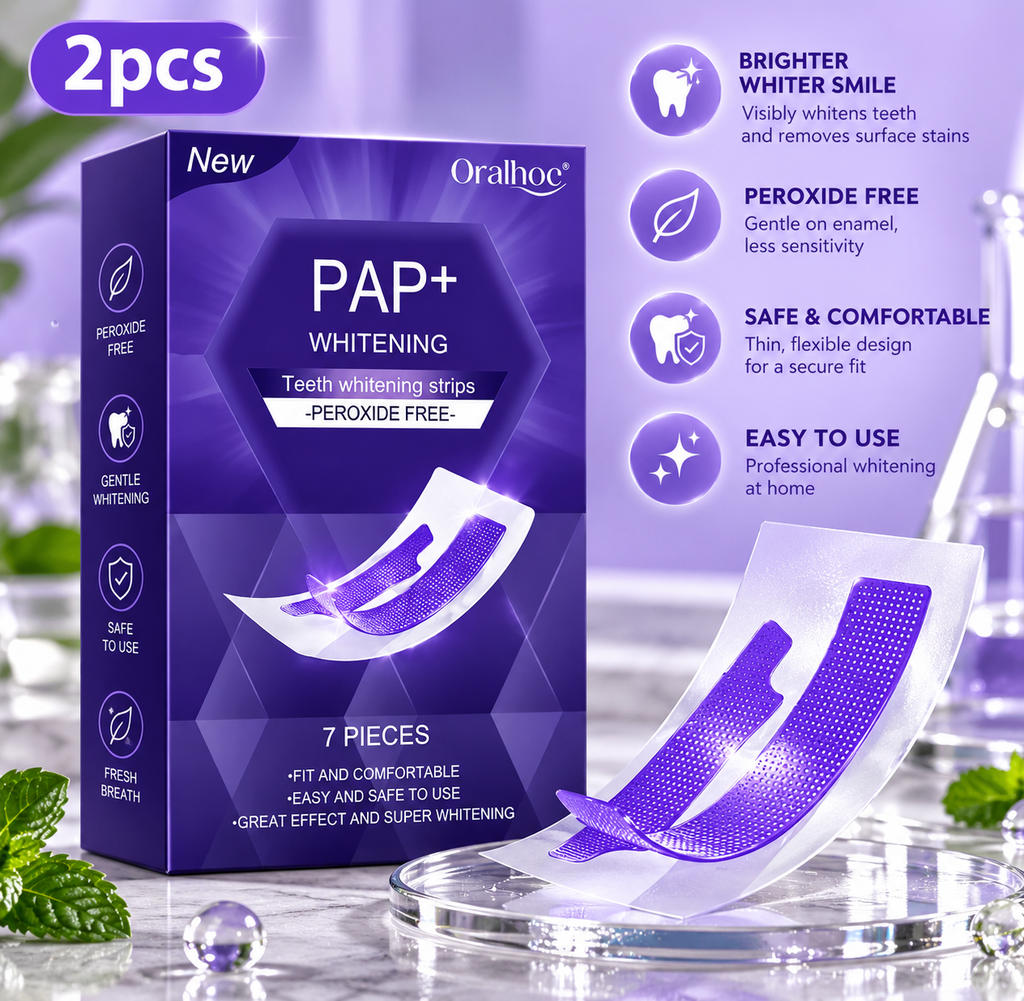 Advanced Teeth Whitening Strips (Purple Formula)